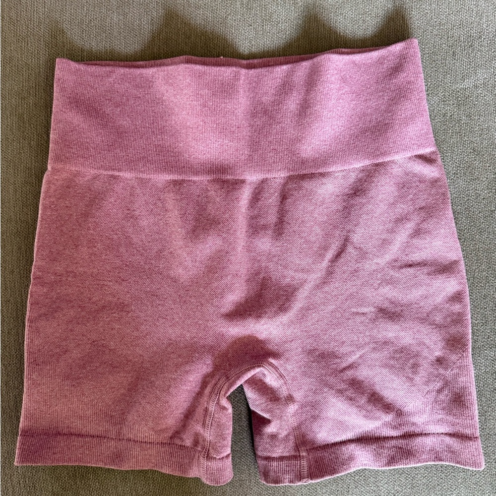 Women's Purple High-Waisted Biker Shorts